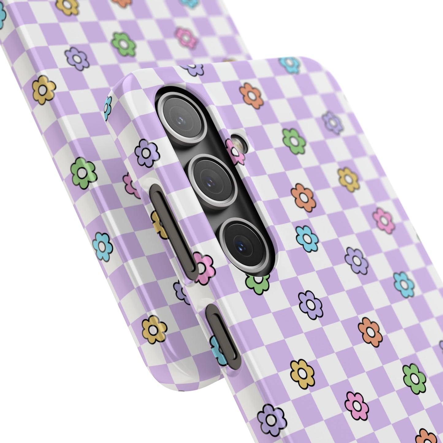 Checkered Bloom - Samsung Snap Case
