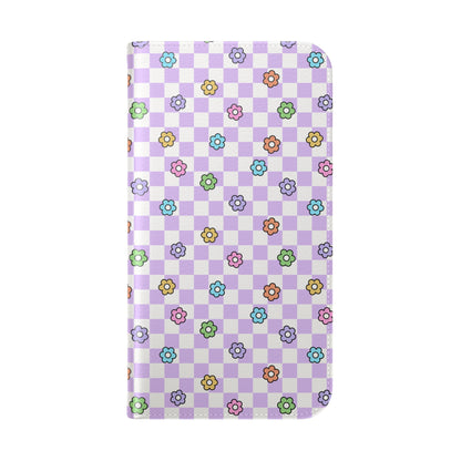 Checkered Bloom - Folio Case