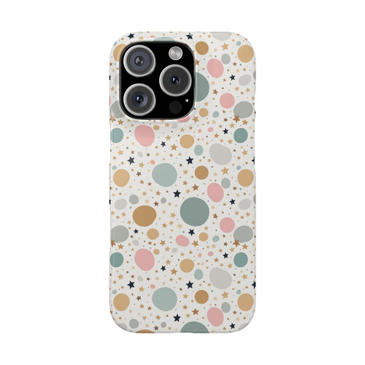 Pastel Stardust - iPhone Snap Case