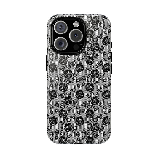 Lace Noir - iPhone Tough Magnetic Case