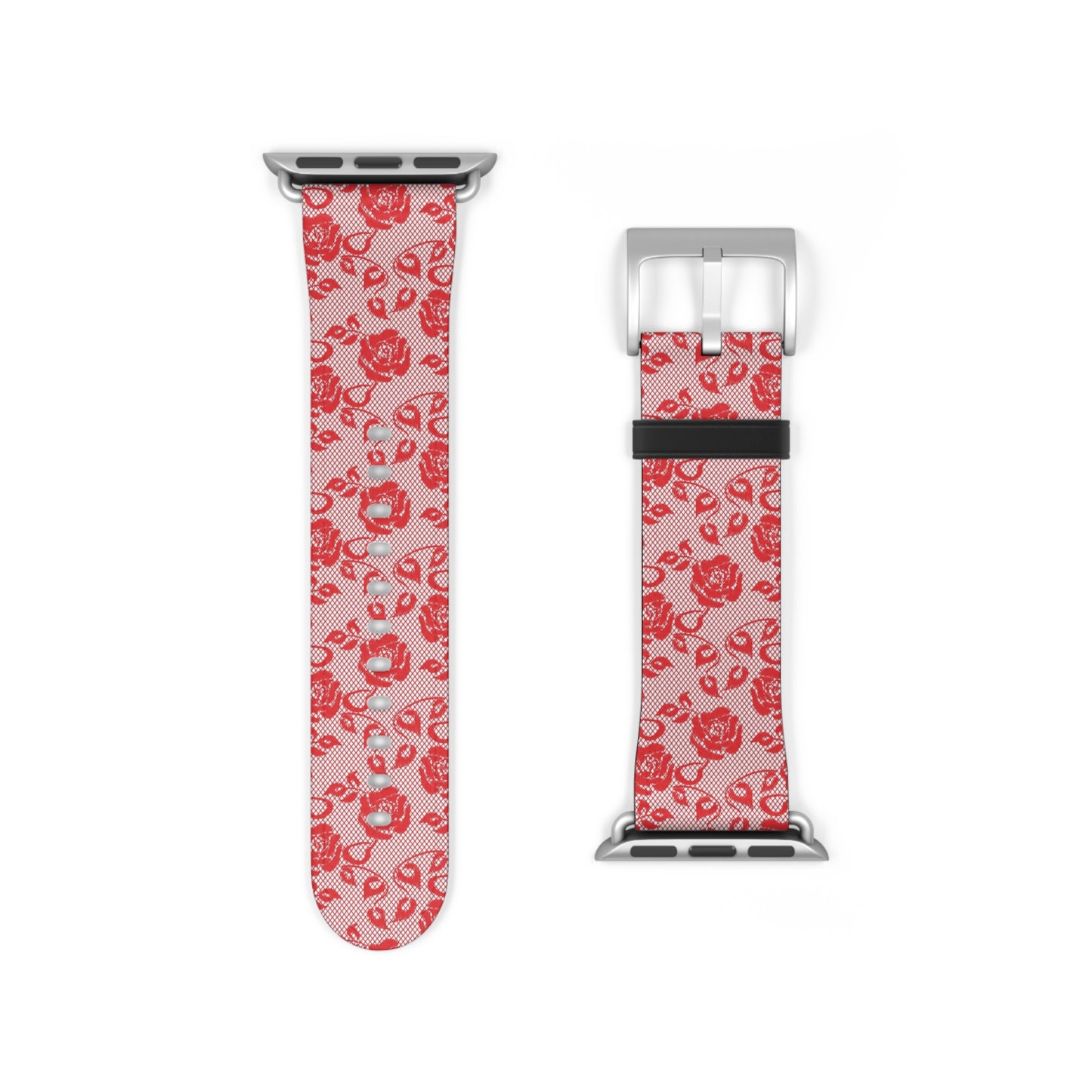 Scarlet Lace - Apple Watch Strap
