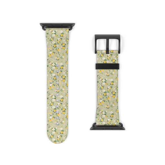 Ditsy Green - Apple Watch Strap