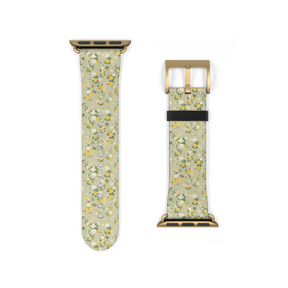 Ditsy Green - Apple Watch Strap