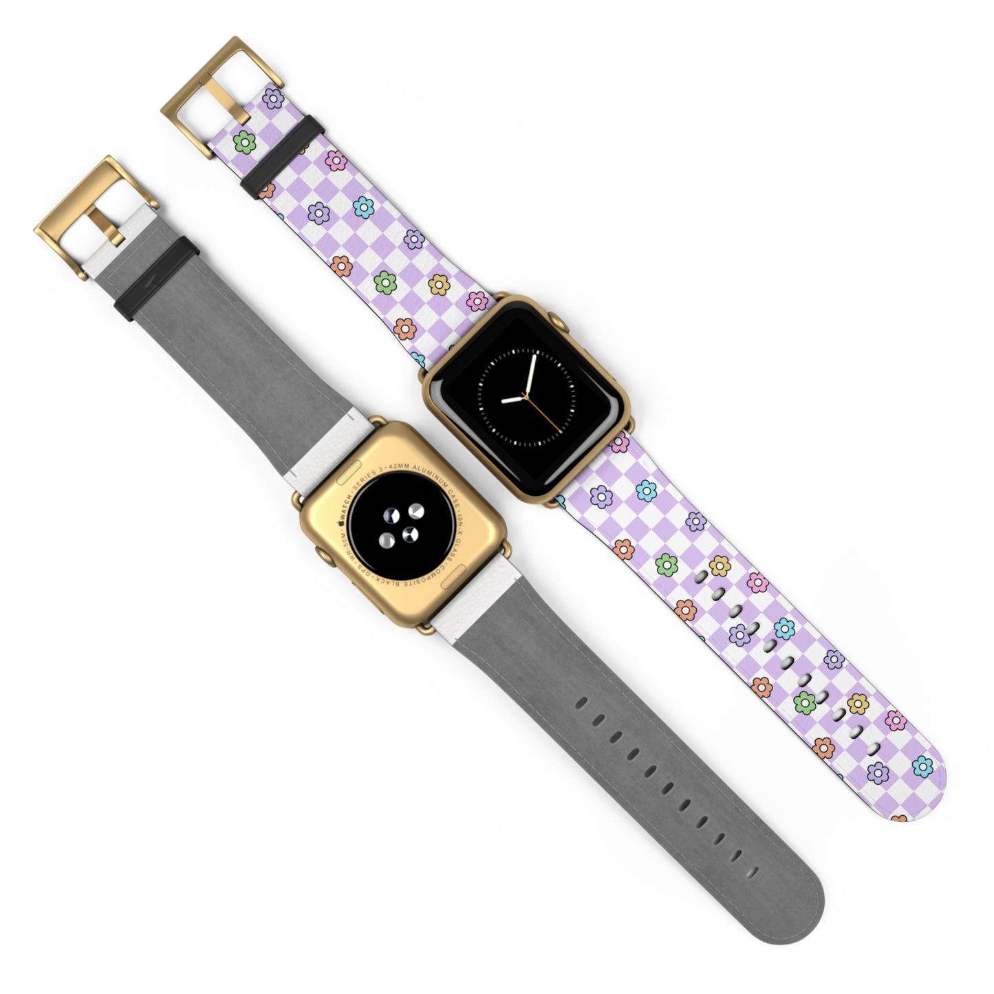 Checkered Bloom - Apple Watch Strap