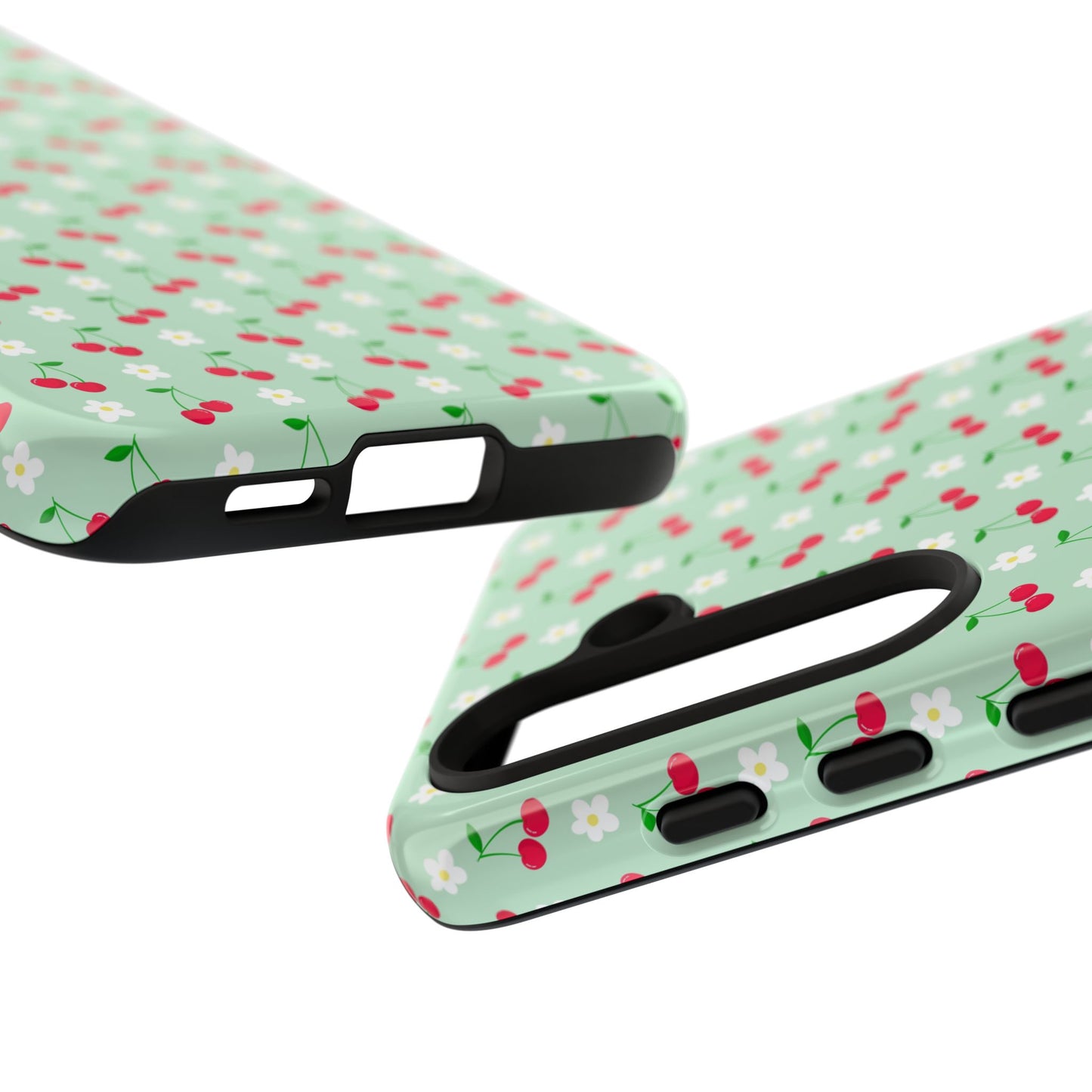 Mint Cherry - Samsung Tough Case