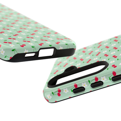 Mint Cherry - Samsung Tough Case