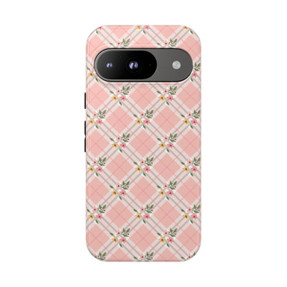 Pink Argyle - Google Pixel Tough Case