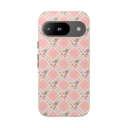 Pink Argyle - Google Pixel Tough Case