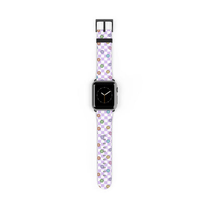 Checkered Bloom - Apple Watch Strap