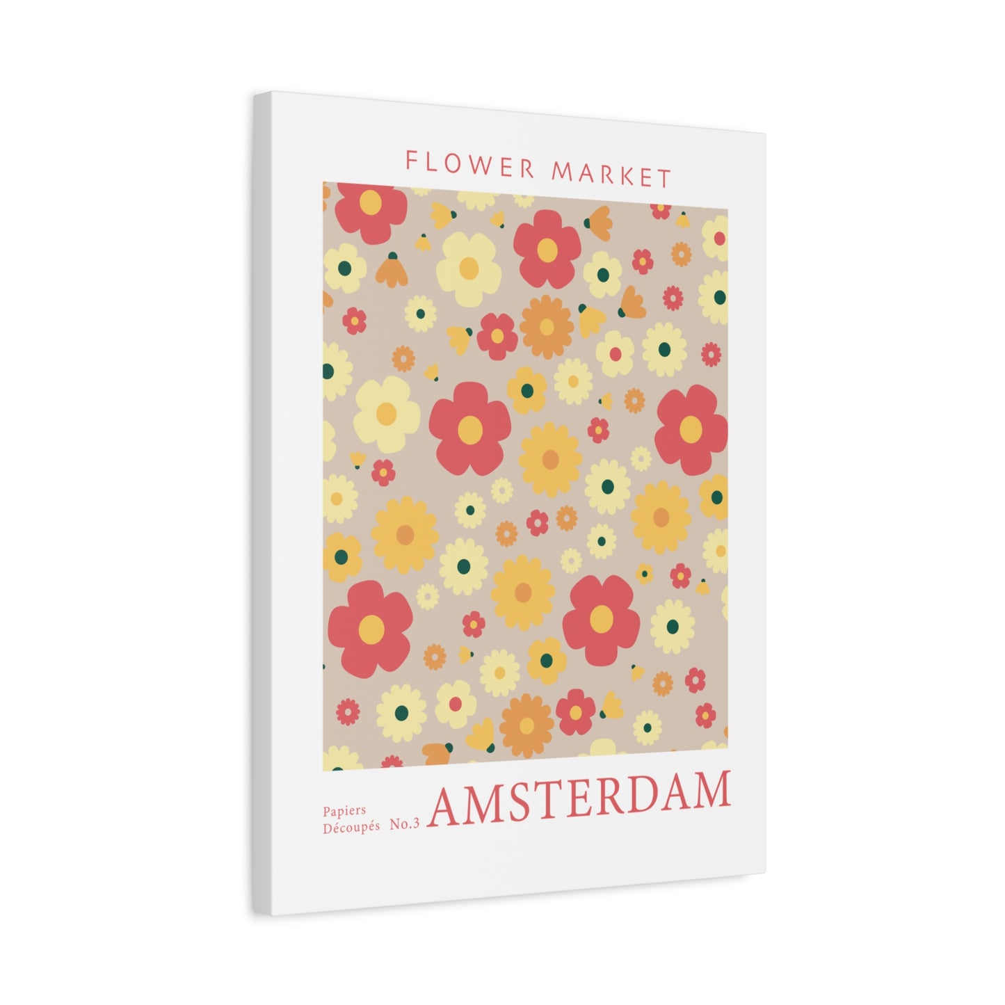 Flower Market (Amsterdam) - Canvas