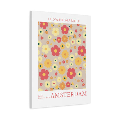 Flower Market (Amsterdam) - Canvas