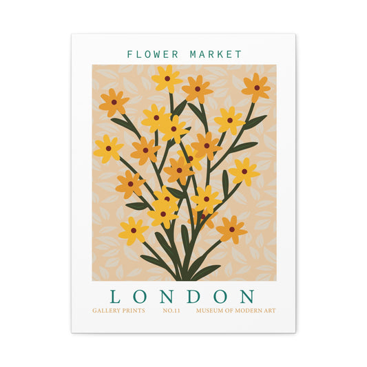 Flower Market (London) - Canvas
