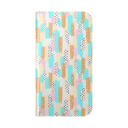Blue Glam Stroke - Folio Case