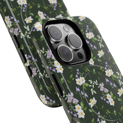 Graceful Bloom - iPhone Tough Magnetic Case