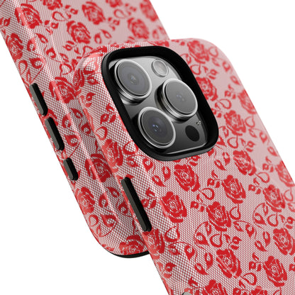 Scarlet Lace - iPhone Tough Magnetic Case
