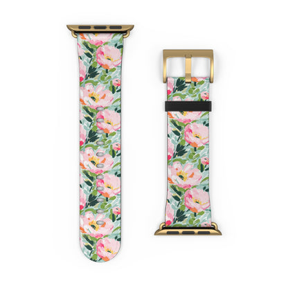 Watercolour Blossom - Apple Watch Strap