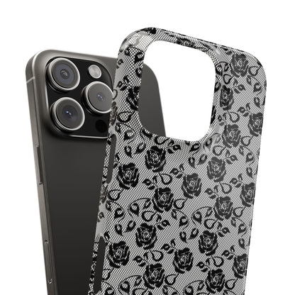 Lace Noir - iPhone Snap Case