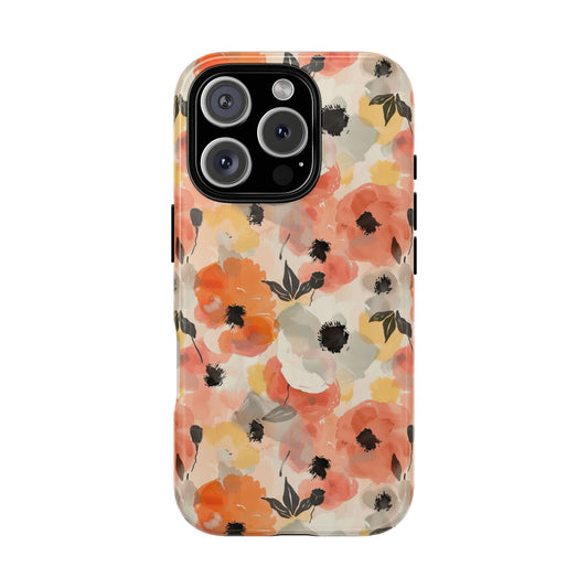 Poppy Paintstorm - iPhone Tough Case
