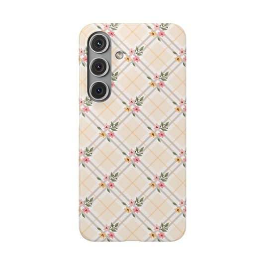 Petal Plaid - Samsung Snap Case