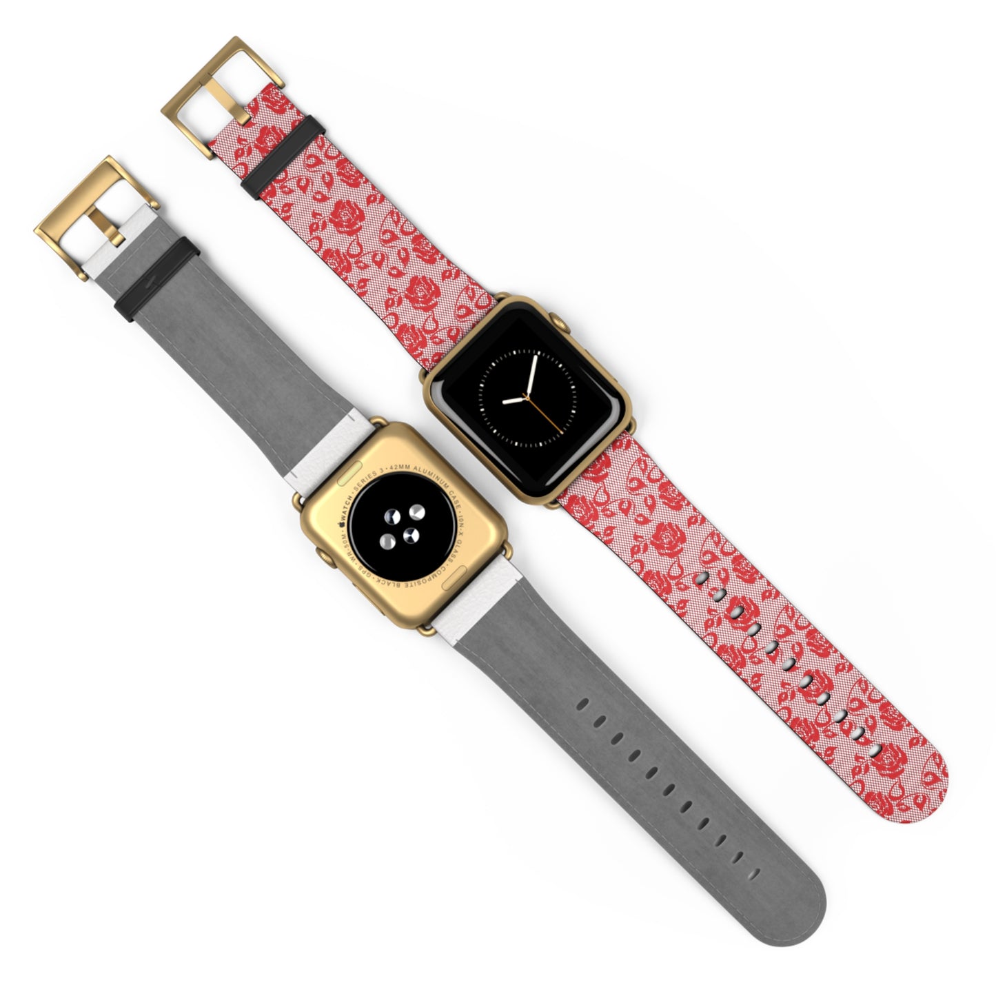Scarlet Lace - Apple Watch Strap
