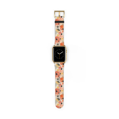 Poppy Paintstorm - Apple Watch Strap