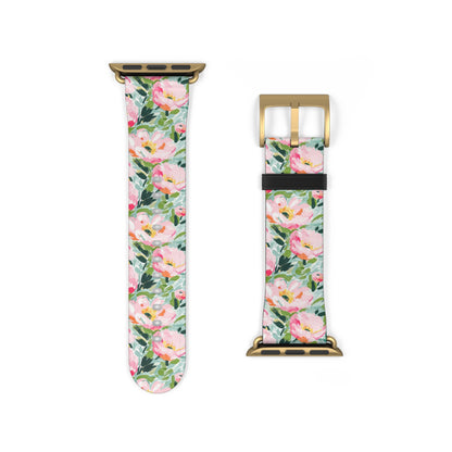 Watercolour Blossom - Apple Watch Strap