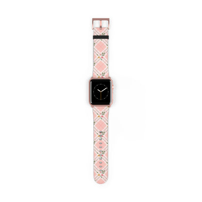 Pink Argyle - Apple Watch Strap