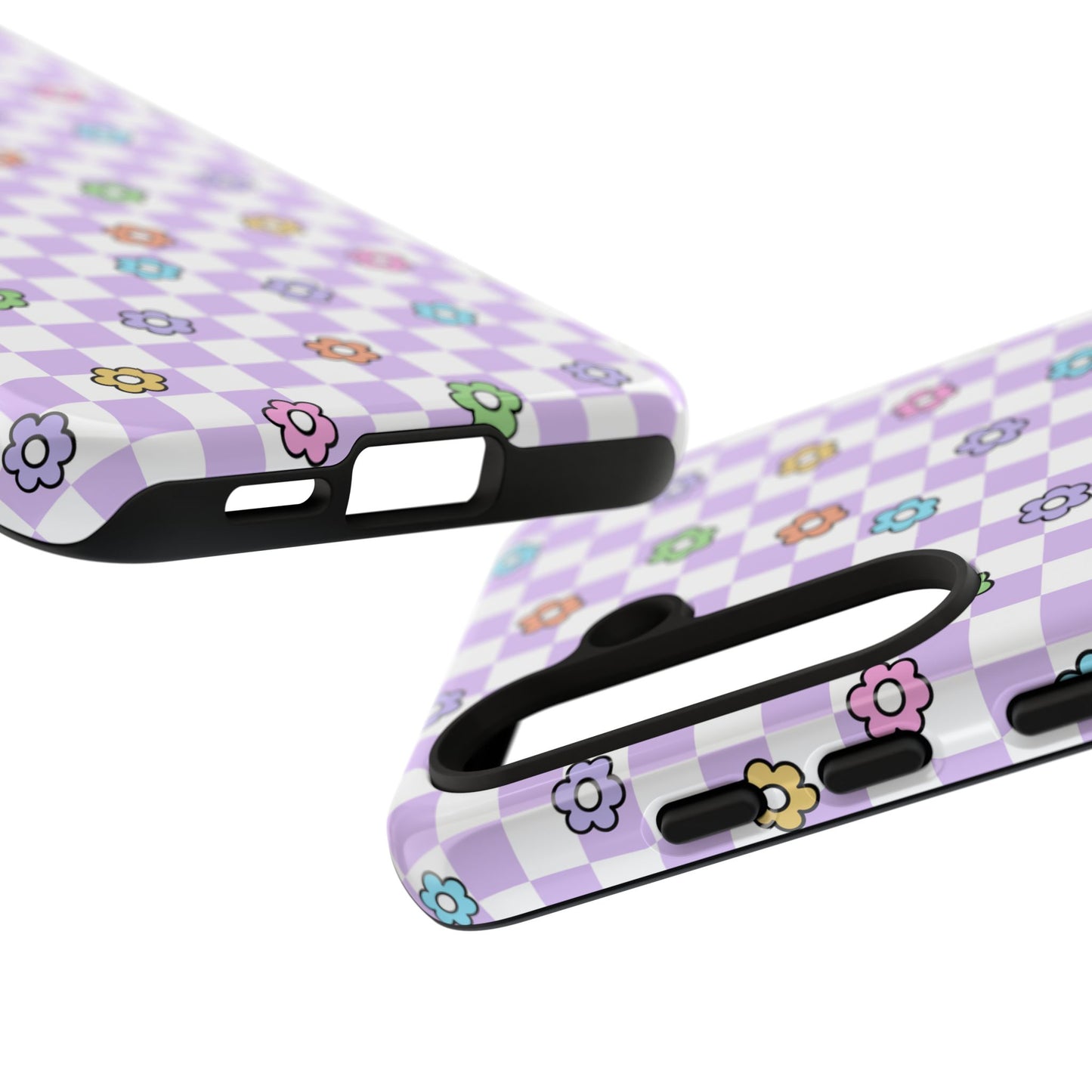 Checkered Bloom - Samsung Tough Case