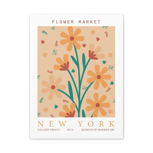 Flower Market (New York) - Canvas