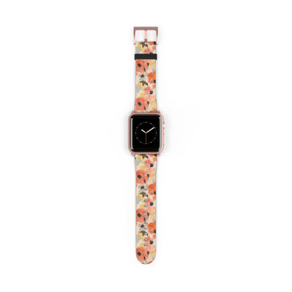 Poppy Paintstorm - Apple Watch Strap