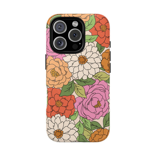 Vintage Garden - iPhone Tough Magnetic Case