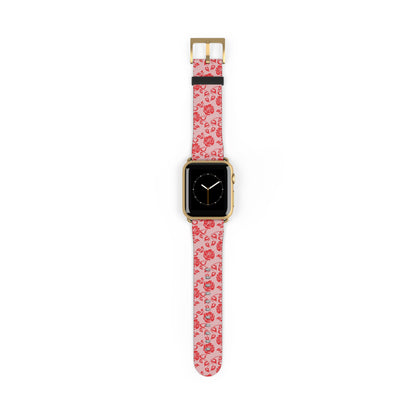 Scarlet Lace - Apple Watch Strap