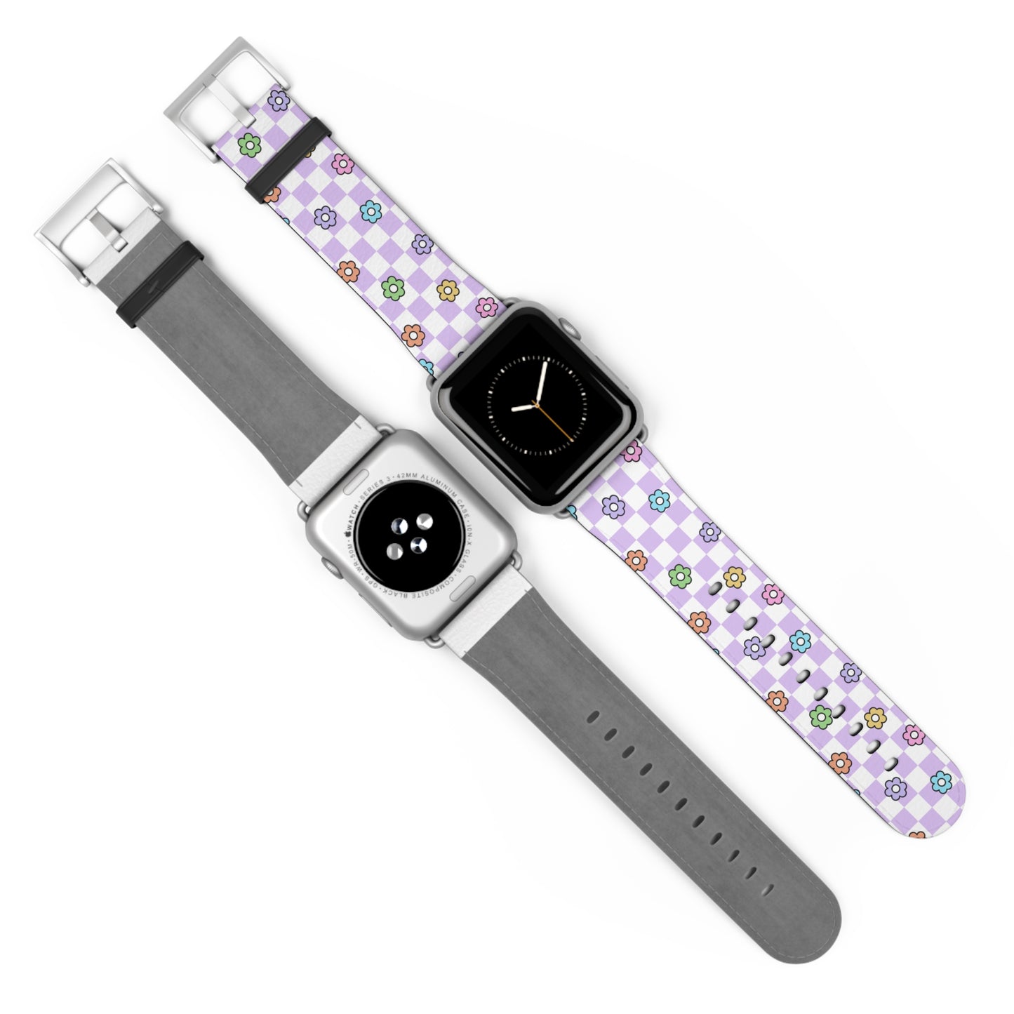 Checkered Bloom - Apple Watch Strap