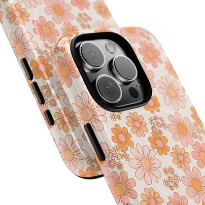 Groovy Blooms - iPhone Tough Magnetic Case