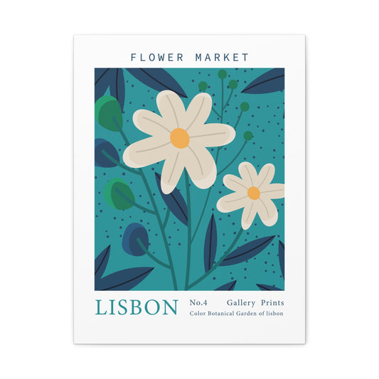 Flower Market (Lisbon) - Canvas
