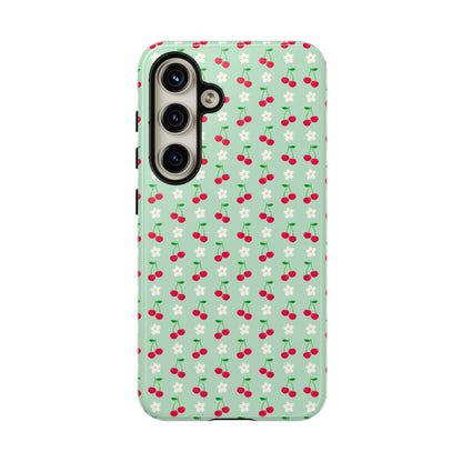 Mint Cherry - Samsung Tough Case
