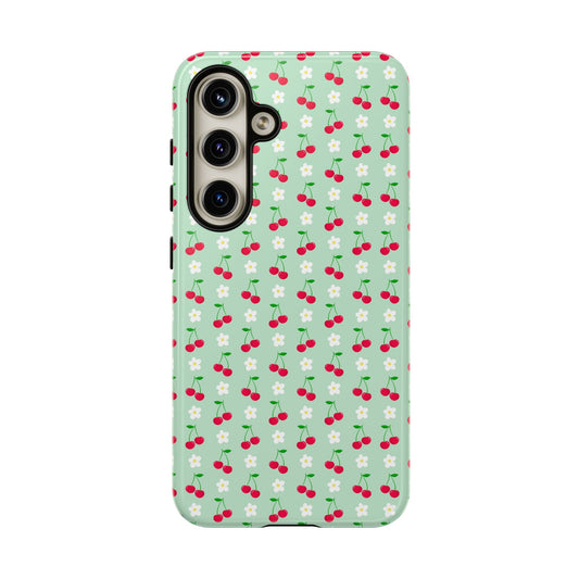 Mint Cherry - Samsung Tough Case