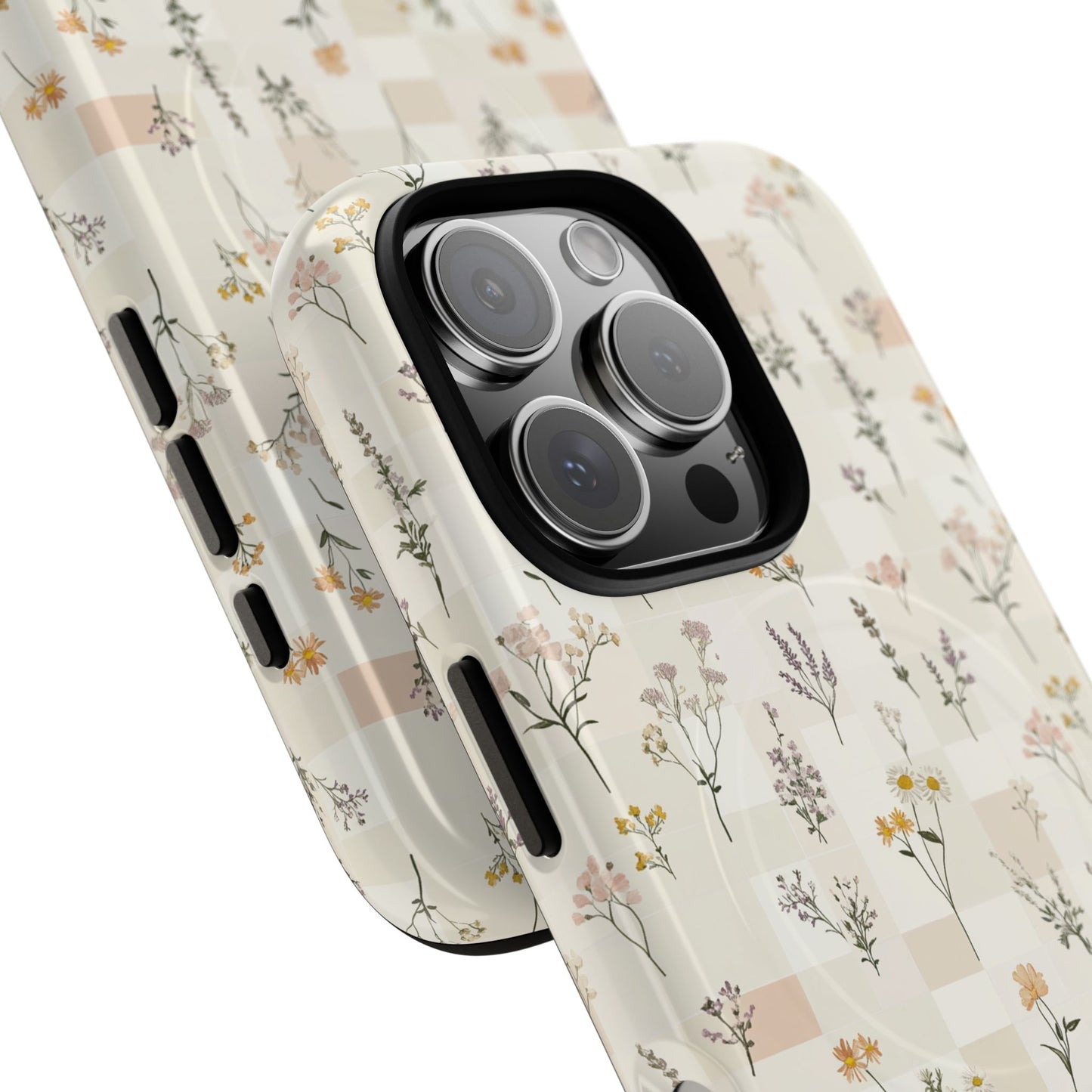 Floral Patchwork - iPhone Tough Magnetic Case