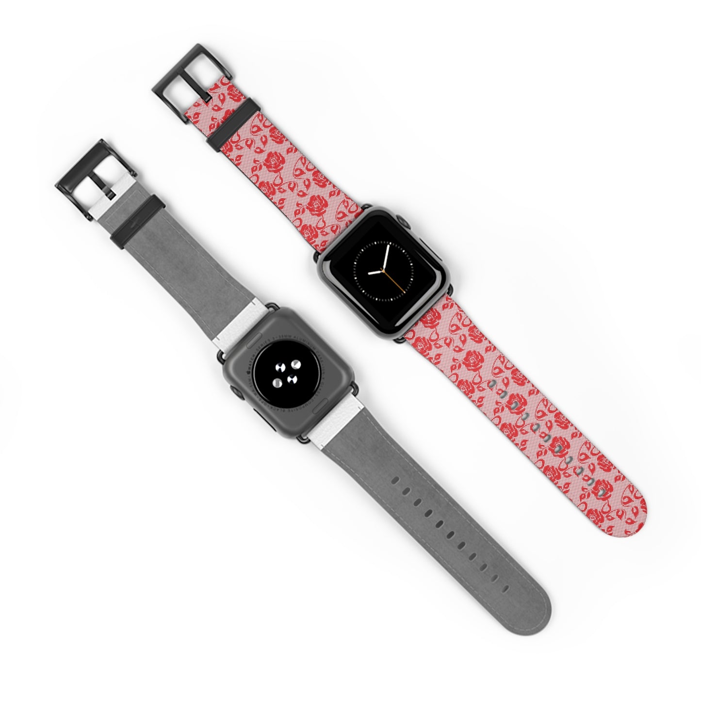 Scarlet Lace - Apple Watch Strap