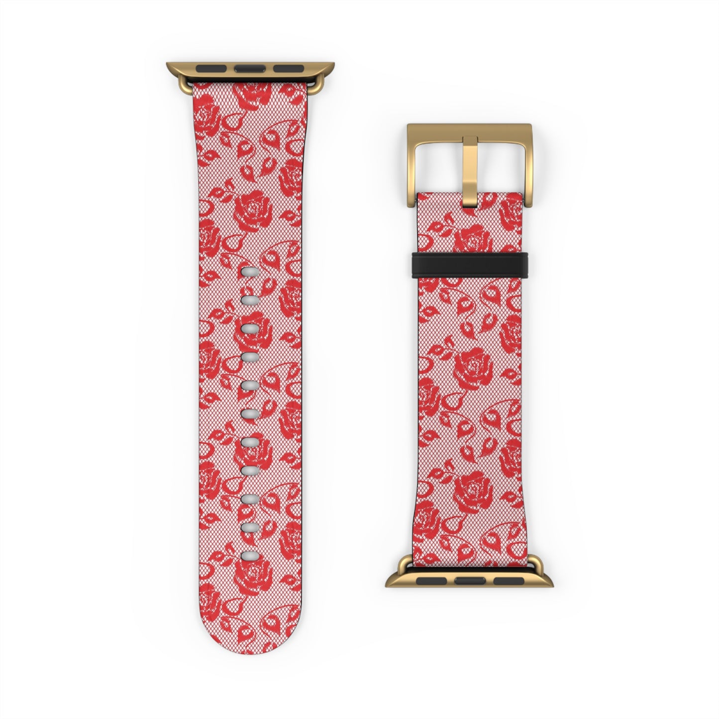 Scarlet Lace - Apple Watch Strap