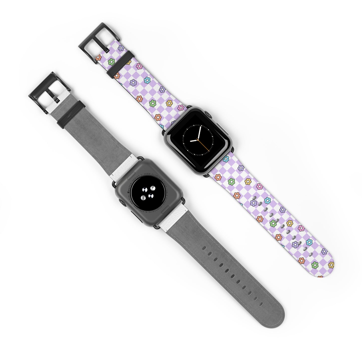 Checkered Bloom - Apple Watch Strap