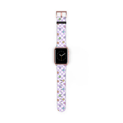 Checkered Bloom - Apple Watch Strap