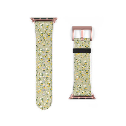 Ditsy Green - Apple Watch Strap