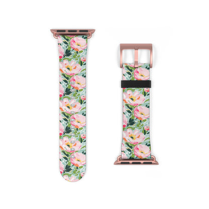 Watercolour Blossom - Apple Watch Strap