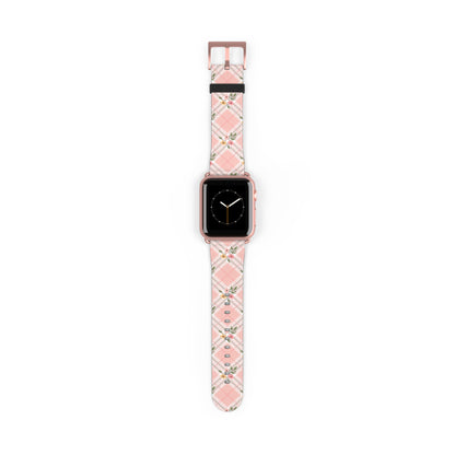 Pink Argyle - Apple Watch Strap
