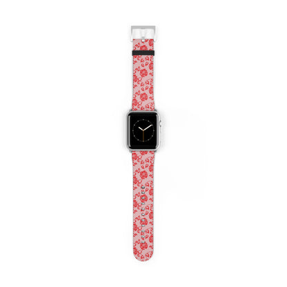 Scarlet Lace - Apple Watch Strap