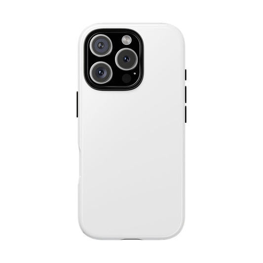 Blank White - iPhone Tough Case