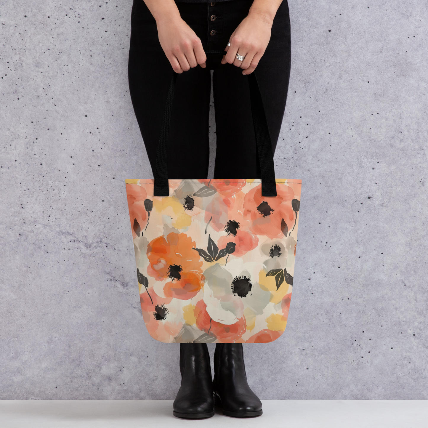 Poppy Paintstorm - Tote bag